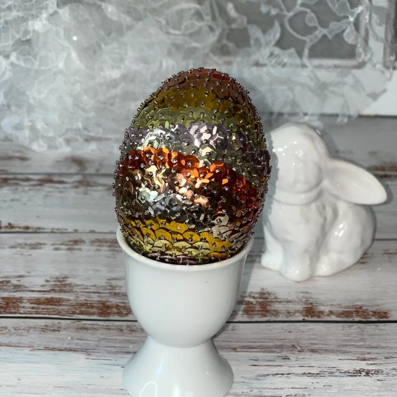 Sequin Ombre Easter Egg | Easter Tree Ornament - Picture 16 of 16